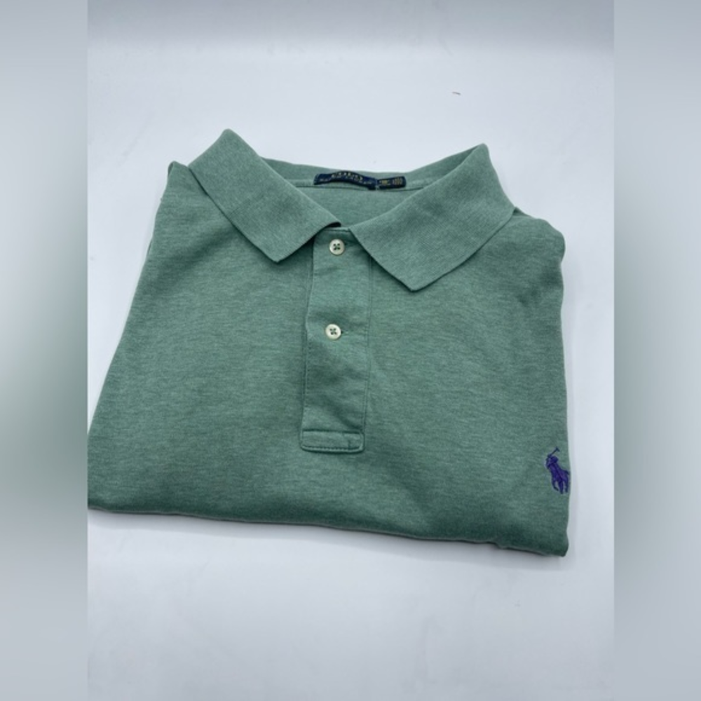 Polo Ralph Lauren 2XB 2 button collard green long‎ sleeve shirt